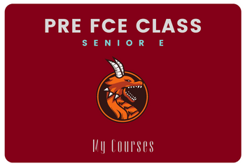Senior E (PreFCE) Course